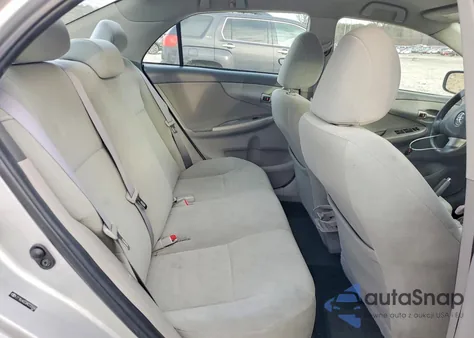 2010 Toyota Corolla Base from USA, damaged, VIN 2T1BU4EE2AC230686